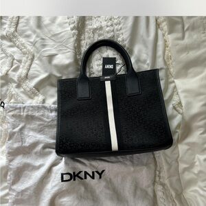 DKNY Black and White tote Bag